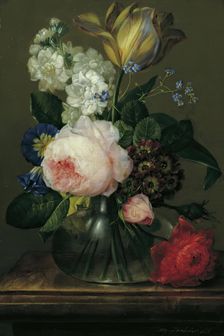Small floral still life, 1805. Creator: Johann Baptist Drechsler