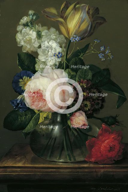 Small floral still life, 1805. Creator: Johann Baptist Drechsler.