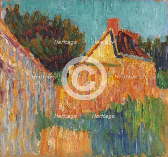 Small house before the bushes (French landscape), 1906. Creator: Javlensky, Alexei, von (1864-1941).