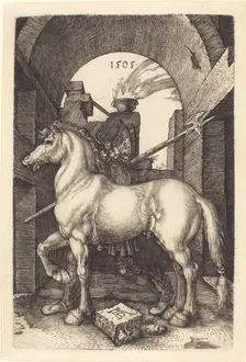 Small Horse, 1505. Creator: Albrecht Durer
