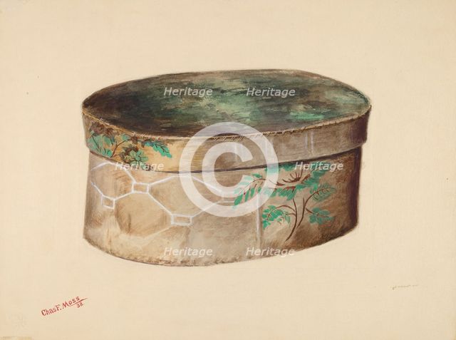 Small Hat Box, 1938. Creator: Charles Moss.