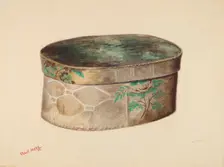 Small Hat Box, 1938. Creator: Charles Moss