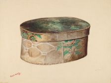 Small Hat Box, 1938. Creator: Charles Moss