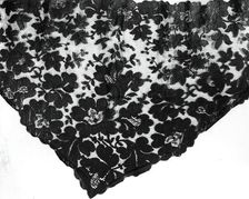 Small Half Shawl, England, 1865/75. Creator: Unknown