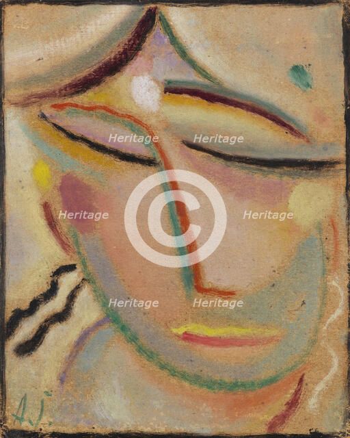 Small head, c. 1922. Creator: Javlensky, Alexei, von (1864-1941).