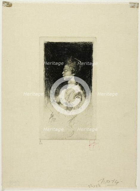 Small Head, n.d. Creator: Robert Frederick Blum.