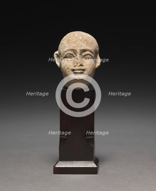 Small Head of a Man, 305-30 BC. Creator: Unknown.