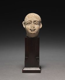 Small Head of a Man, 305-30 BC. Creator: Unknown