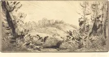 Small Hill (Le coteau). Creator: Alphonse Legros