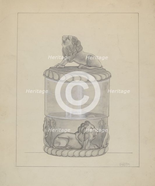 Small Jar, c. 1936. Creator: Kay Whiteley.