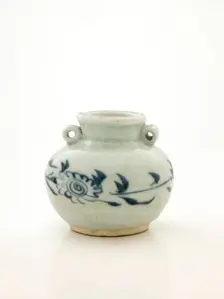 Small jar with loop handles, 1300-1399. Creator: Unknown