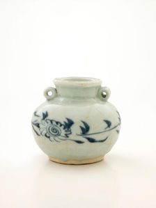 Small jar with loop handles, 1300-1399. Creator: Unknown
