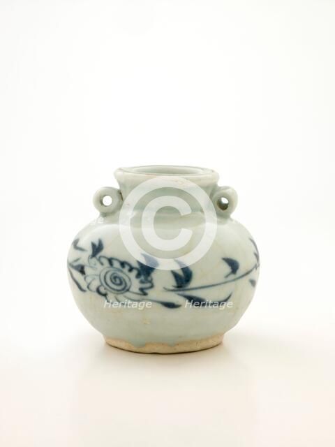 Small jar with loop handles, 1300-1399. Creator: Unknown.