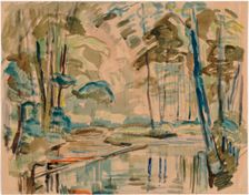 Small Lake, 1919. Creator: Magnus Enckell