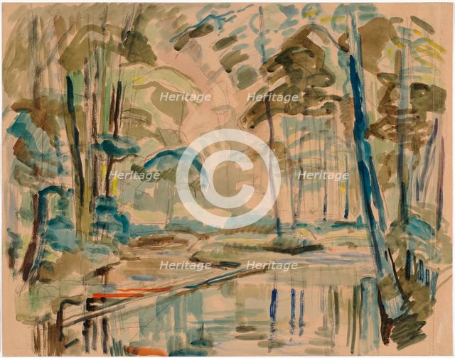 Small Lake, 1919. Creator: Magnus Enckell.