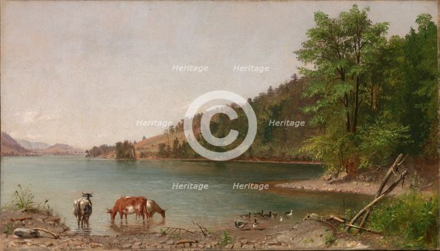 (Small Landscape), 1862. Creator: Thomas Hicks.