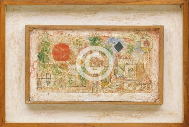 Small Landscape with Garden Door, 1928. Creator: Paul Klee.