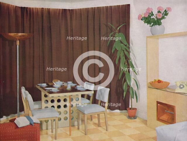 'Small Living-Dining Room', 1938. Artist: Unknown.