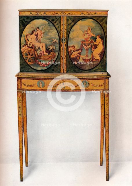 'Small Mahogany Cabinet on Stand', c1680. Artist: Unknown.