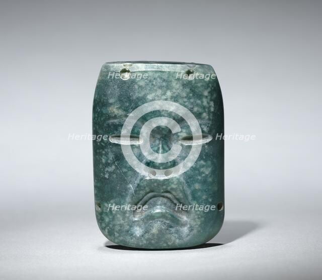 Small Mask Ornament, c. 900-300 BC. Creator: Unknown.