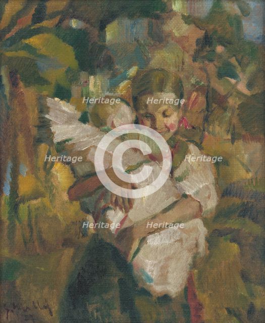 Small Nurse, 1927. Creator: Gustav Mally.