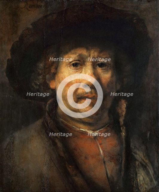 Small Self-Portrait, ca 1657 .
