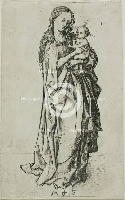 Small Standing Madonna and Child, n.d. Creator: Martin Schongauer.