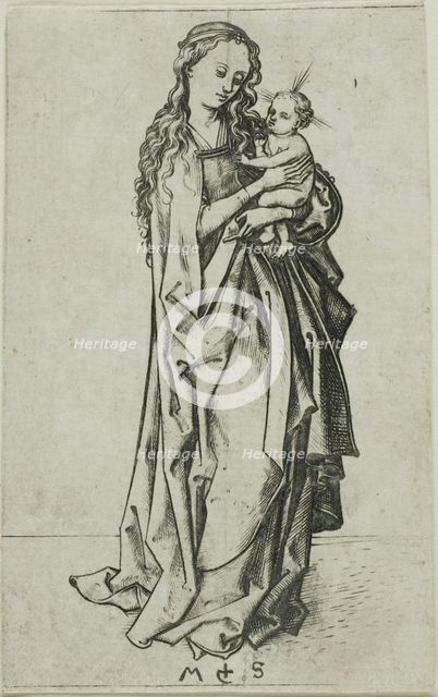 Small Standing Madonna and Child, n.d. Creator: Martin Schongauer.
