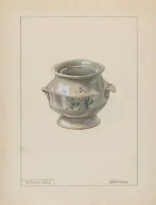 Small Sugar Bowl, c. 1936. Creator: Thomas Holloway