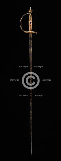 Small-Sword, c. 1790-1800. Creator: Unknown.