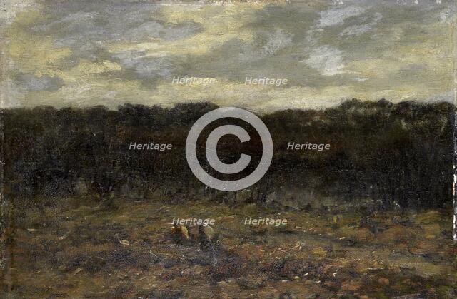 Small pond on the heath, 1890-1923.  Creator: Jan Adam Zandleven.