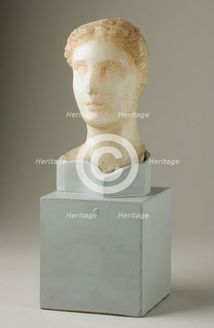 Small Parian Head, Late 3rd century BCE. Creator: Unknown.