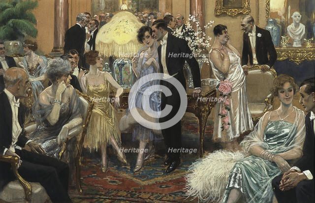 Small Party, 1900s-1910s. Creator: Lozano Sidro, Adolfo (1872-1935).