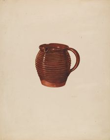 Small Pitcher, 1935/1942. Creator: William Schmidt