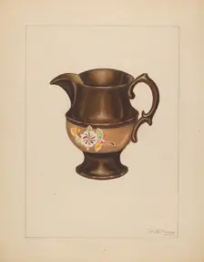 Small Pitcher, c. 1937. Creator: Thomas Holloway