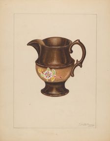 Small Pitcher, c. 1937. Creator: Thomas Holloway