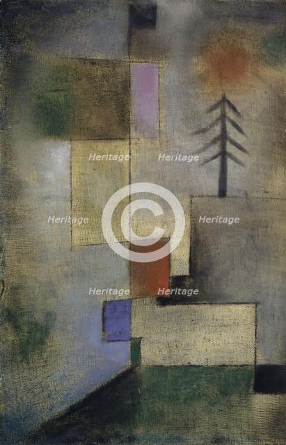 Small Picture of Fir Trees , 1922. Creator: Klee, Paul (1879-1940).