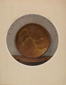 Small Plate or Saucer, c. 1937. Creator: John Matulis