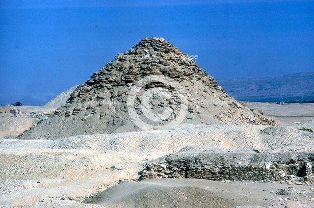 Small Pyramid near Step Pyramid of Djoser, Saqqara, Egypt, c2600 BC. Artist: Imhotep