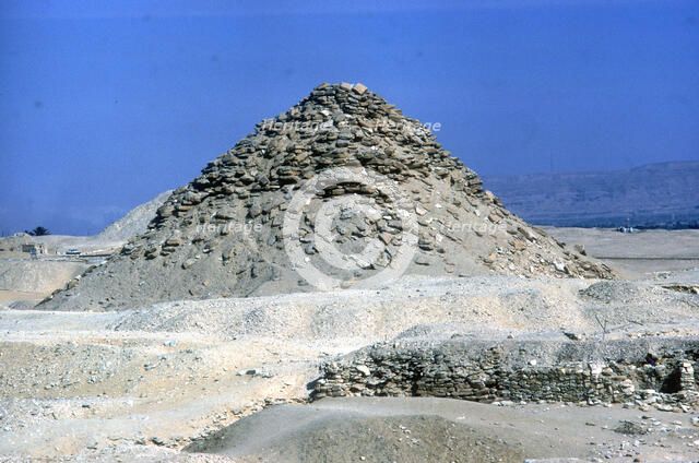 Small Pyramid near Step Pyramid of Djoser, Saqqara, Egypt, c2600 BC. Artist: Imhotep