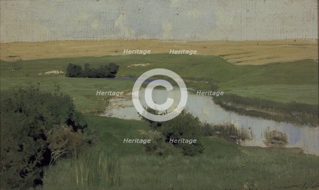 Small River Istra, 1885-1886. Artist: Levitan, Isaak Ilyich (1860-1900)