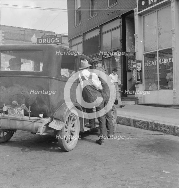 Small town - Rogers, Arkansas, 1938. Creator: Dorothea Lange.