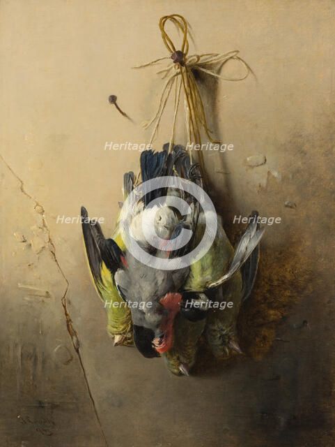 Small Table Birds, 1894. Creator: Theodor Lundh.