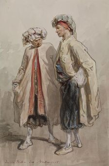 Small Talk (De la tribu des Badinguet), 1861-1862. Creator: Paul Gavarni