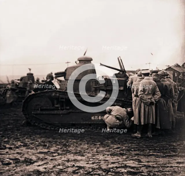 Small tank, c1914-c1918. Artist: Unknown.