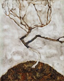 Small Tree in Late Autumn, 1911. Artist: Schiele, Egon (1890–1918)