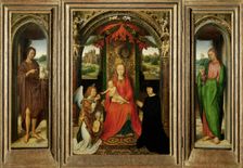 Small Triptych of St. John the Baptist, c. 1490. Artist: Memling, Hans (1433/40-1494)