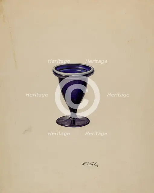 Small Vase, c. 1938. Creator: Paul Ward.