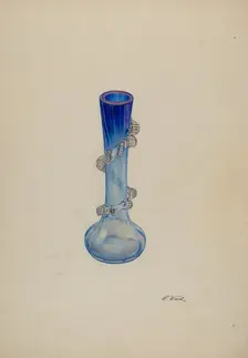 Small Vase, c. 1938. Creator: Paul Ward