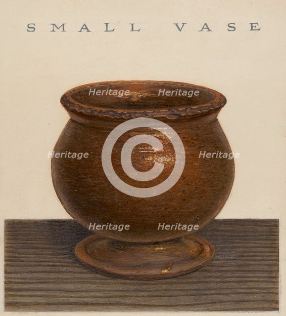 Small Vase, c. 1939. Creator: Guido Metelli.